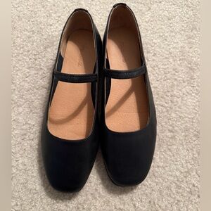 Madewell The Greta Ballet Flat True Black 6